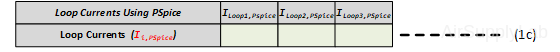 01 table1c PSpiceLoopCurrent s