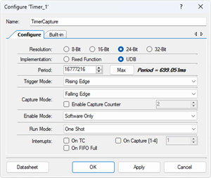 Timer TimerCapture s