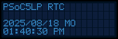 LCD DATE TIME
