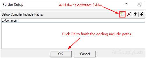 Keil AddCommonToIncludePath