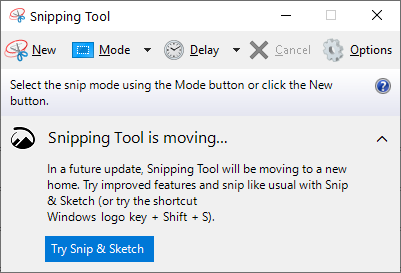 win SnippingTool