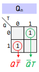 K Map Qn SR NOR FlipFlop