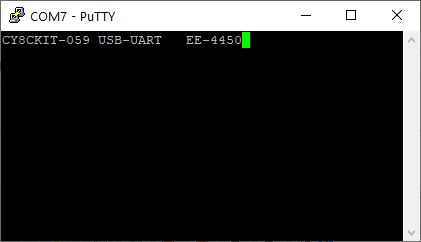 PuTTY DataDisplayedOnPuTTY